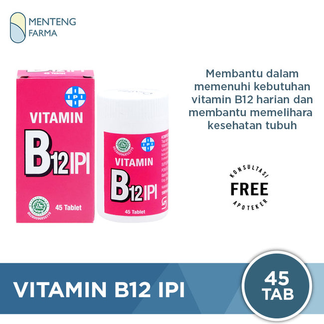 IPI Vitamin B12 45 Tablet - Suplemen Vitamin B12