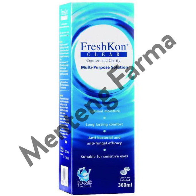 FreshKon Clear Multi Purpose Solution 360 mL - Cairan Pembersih Lensa Kontak