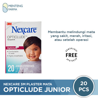 Plester Mata 3M Nexcare Opticlude Orthoptic Junior - Plester Mata Anak - Menteng Farma