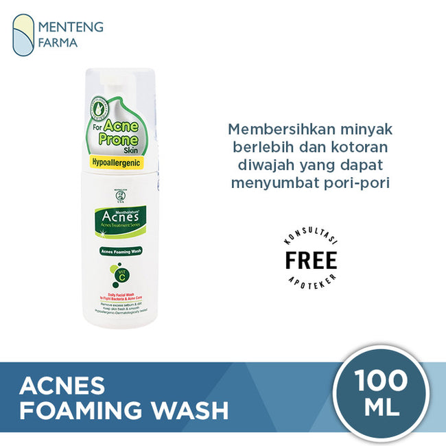 Acnes Foaming Wash 100 mL - Mengurangi Minyak Berlebih