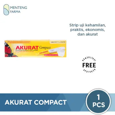 Akurat Compact - Alat Uji Kehamilan Pribadi