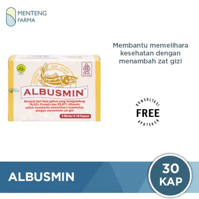 Albusmin 30 Kapsul - Suplemen Kesehatan dengan Ekstrak Ikan Gabus