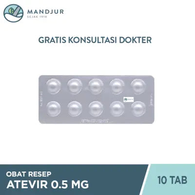 Atevir 0,5 mg 10 Tablet