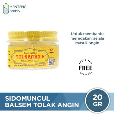 Balsem Tolak Angin Sidomuncul 20 gr - Meredakan Gejala Masuk Angin