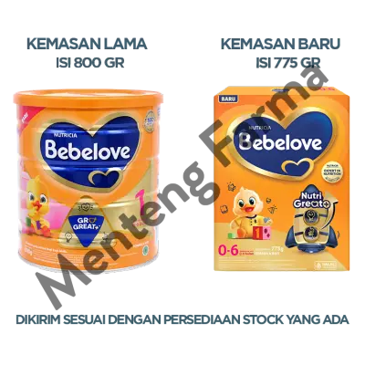 Bebelove 1 (0 - 6 Bulan) Formula Bayi Bubuk 775 Gram