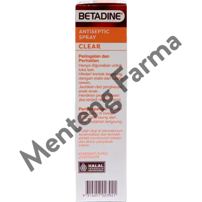 Betadine Clear Spray 30 mL - Antiseptik Bening Tanpa Perih dengan Octenidine dan Allantoin