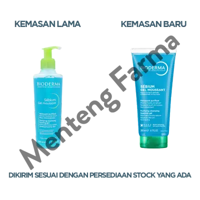 Bioderma Sebium Gel Moussant 200 ml - Facial Wash Kulit Berminyak