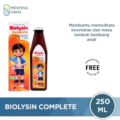 Biolysin Complete 250 mL - Multivitamin Anak Rasa Orange