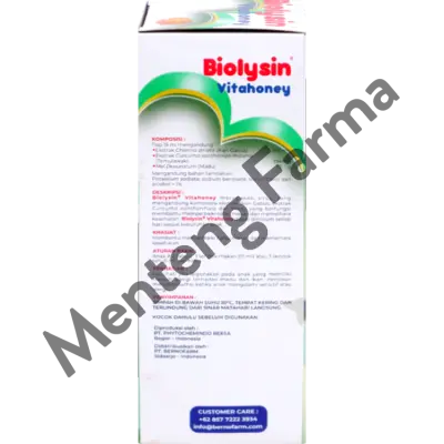 Biolysin Vitahoney 150 mL - Vitamin Anak Penambah Nafsu Makan + Madu