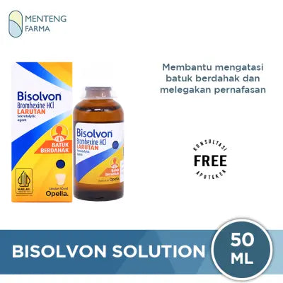 Bisolvon Solution 50 ML - Larutan Pengencer Dahak