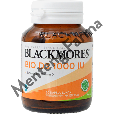 Blackmores Bio D3 1000 IU 60 Kapsul - Suplemen Vitamin D 1000 IU - Menteng Farma