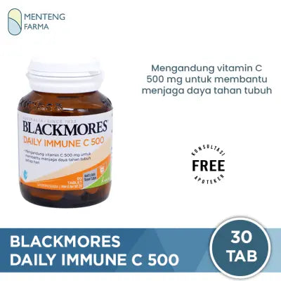 Blackmores Daily Immune C 500 60 Tablet - Suplemen Peningkat Sistem Imun Tubuh