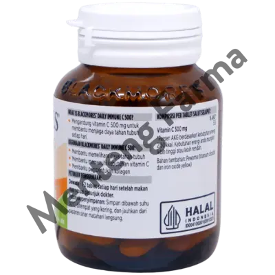 Blackmores Daily Immune C 500 60 Tablet - Suplemen Peningkat Sistem Imun Tubuh