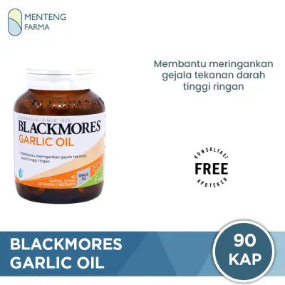 Blackmores Garlic 90 Tablet - Suplemen Kesehatan Tekanan Darah