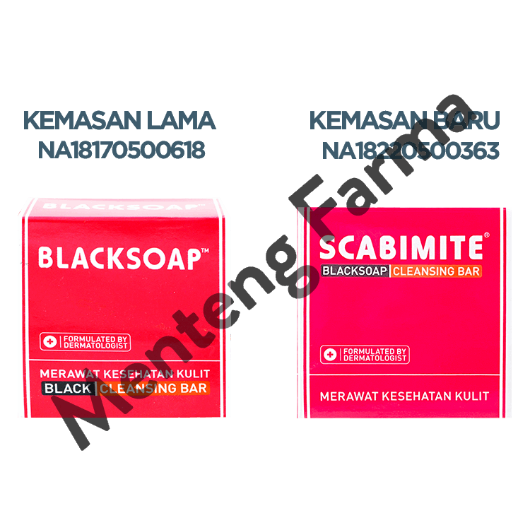 Scabimite Blacksoap 60 Gram - Sabun Perawatan Kulit Gatal