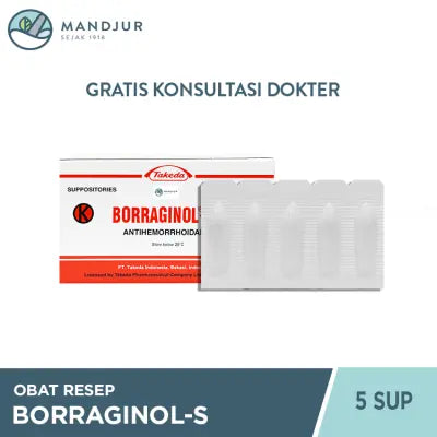 Borraginol S 5 Suppositoria