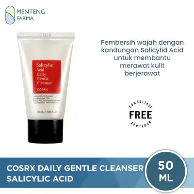 COSRX Salicylic Acid Daily Gentle Cleanser 50ml - Sabun Cuci Muka dengan Salicylic Acid