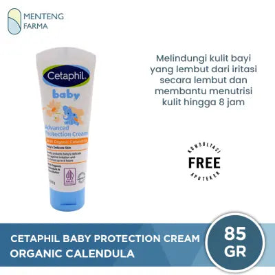 Cetaphil Baby Advance Protection Cream with Organic Calendula 85 Gr - Krim Pelembab & Iritasi Kulit Bayi