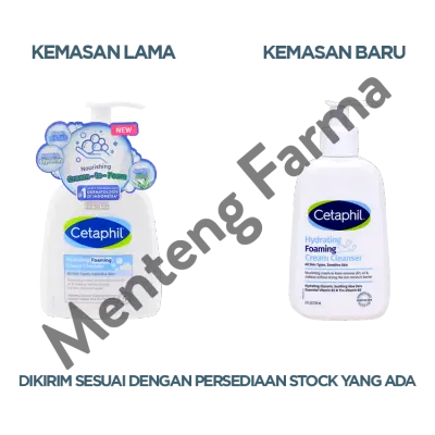 Cetaphil Hydrating Foaming Cream Cleanser 236 mL - Pembersih Wajah dan Tubuh