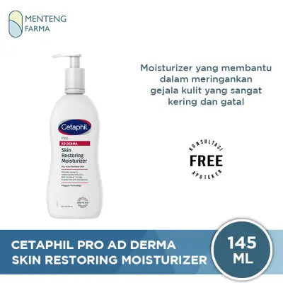Cetaphil Pro AD Derma Skin Restoring Moisturizer 145 mL - Moisturizer Kulit
