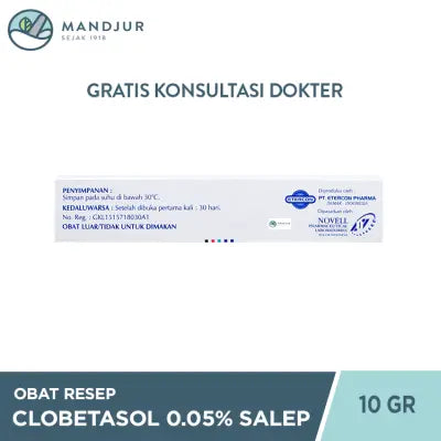 Clobetasol 0,05% Salep 10 g