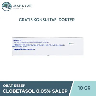 Clobetasol 0,05% Salep 10 g