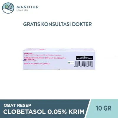 Clobetasol 0,05% Cream 10 gr