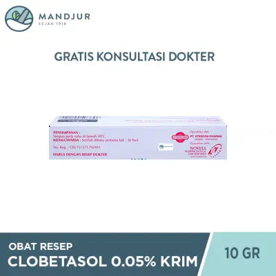 Clobetasol 0,05% Cream 10 gr