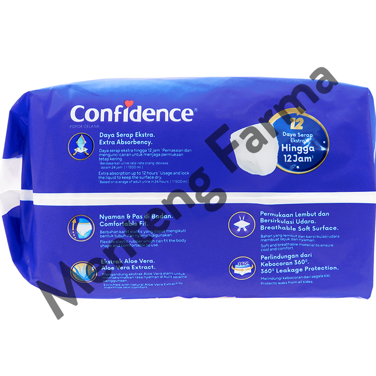 Confidence Pants Extra Serap XL 6 Pcs - Popok Celana Dewasa