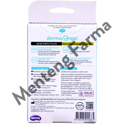 Derma Angel Acne Patch Plus with Salicylic Acid Day 12 - Plester Jerawat