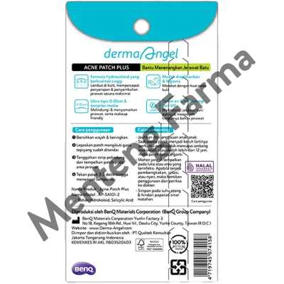 Derma Angel Acne Patch Plus with Salicylic Acid Day 6 - Plester Jerawat