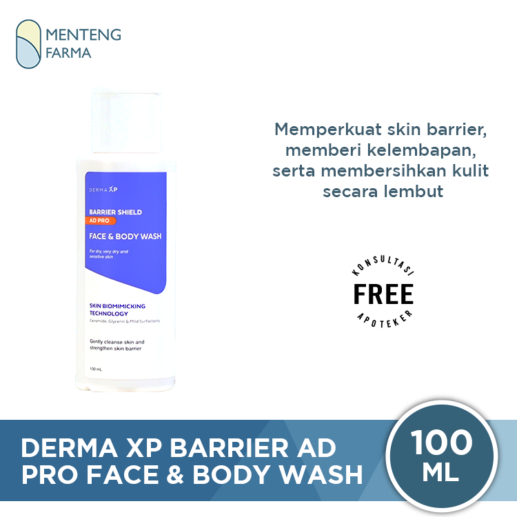 Derma XP Barrier AD Pro Face & Body Wash 100ml