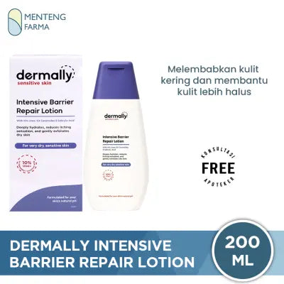 Dermally Intensive Barrier Repair Lotion 200 ML - Lotion Urea 10% untuk Kulit Sangat Kering dan Eksim
