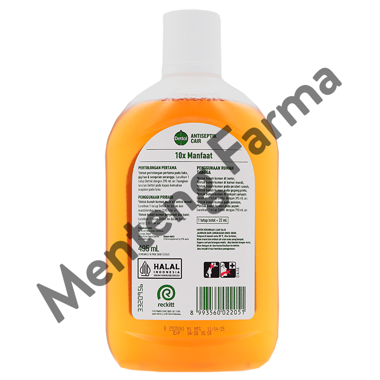 Dettol Antiseptik 495 ML