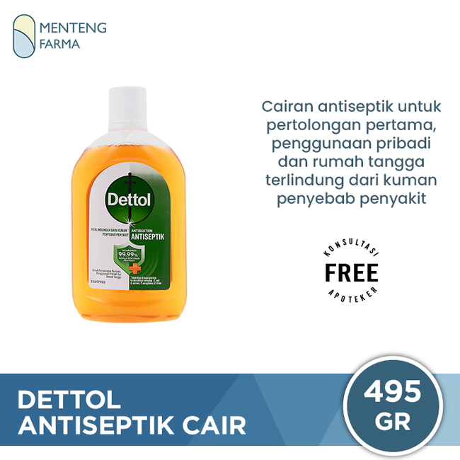 Dettol Antiseptik 495 ML