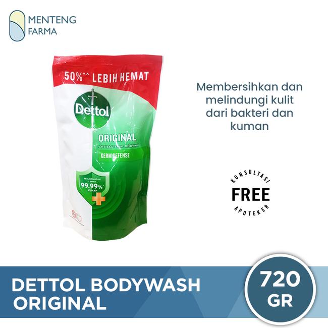 Sabun Mandi Cair Dettol Original Original - 720 Gram