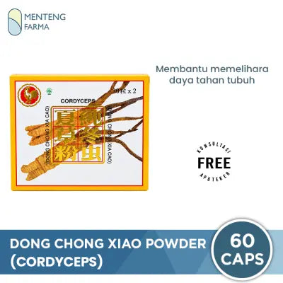 Dong Chong Xiacao Powder Capsule (Cordyceps) - Membantu Memelihara Daya Tahan Tubuh