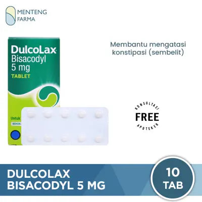 Dulcolax 5 Mg 10 Tablet - Obat Pencahar, Konstipasi, Sembelit