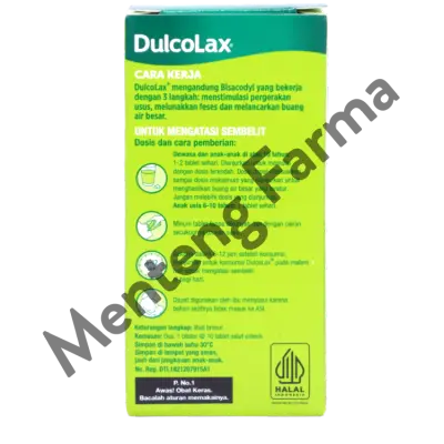 Dulcolax 5 Mg 10 Tablet - Obat Pencahar, Konstipasi, Sembelit