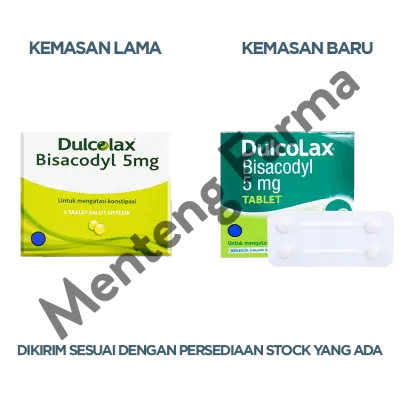 Dulcolax 5 Mg 4 Tablet - Obat Pencahar, Konstipasi, Sembelit