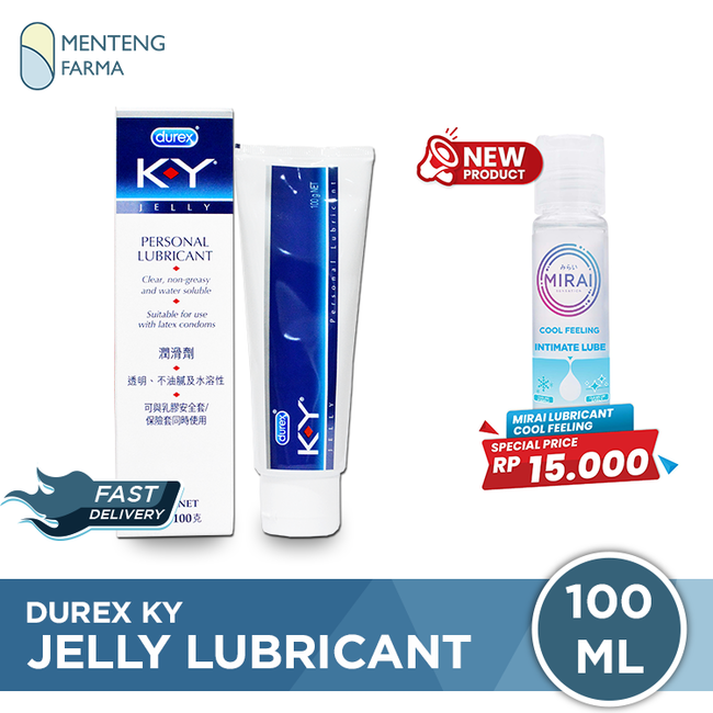 Durex KY Jelly Lubricant 100 Gr - Pelumas Durex K-Y Lubrikan