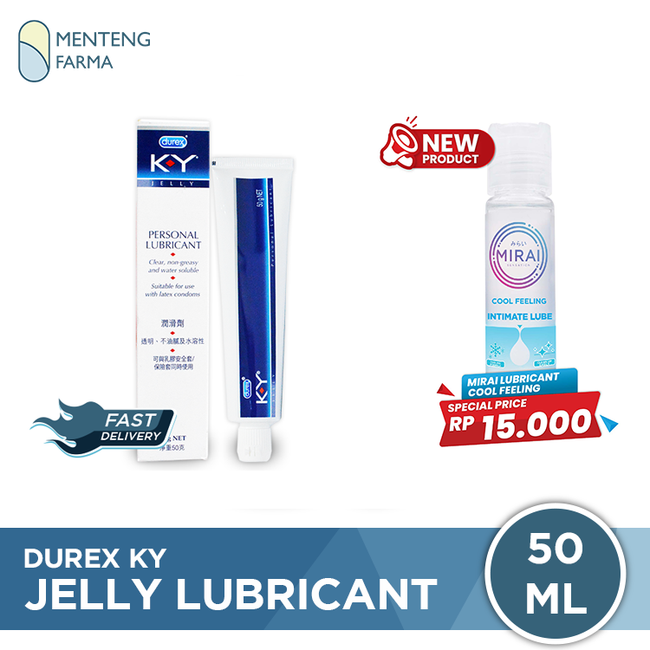 Durex KY Jelly Lubricant 50 Gr - Pelumas Durex K-Y Lubrikan