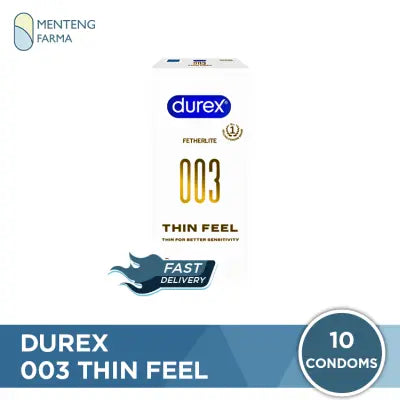 Kondom Durex 003 Thin Feel isi 10