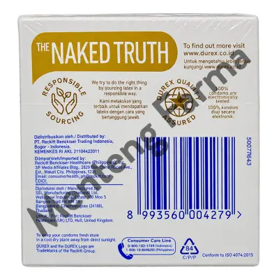 Kondom Durex 003 Thin Feel isi 2