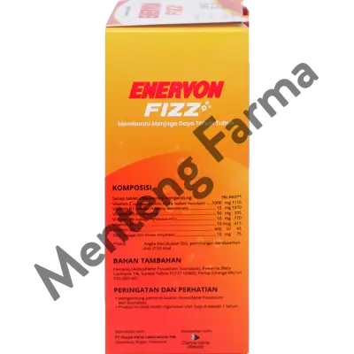 Enervon Fizz 8 Tab - Suplemen Kesehatan dengan Vitamin C dan B Complex, D3 plus Zinc
