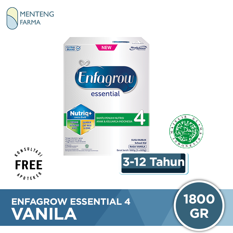 Enfagrow Essential 4 Vanila 1800 Gram