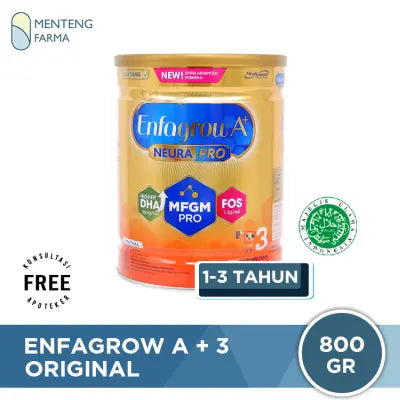 Enfagrow A+3 Original - Susu Pertumbuhan Anak 1-3 Tahun 800 gram