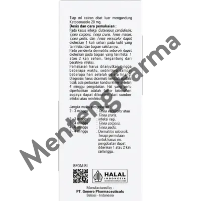 Erazol Lotion 30 mL - Meredakan Gatal Jamur, Kurap dan Panu