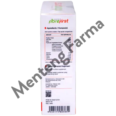 FibreFirst 15 Sachet - Minuman Fiber untuk Membantu Melancarkan Pencernaan