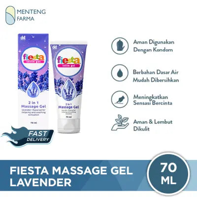 Fiesta Intimate Massage Gel 2in1 Lavender 70 mL